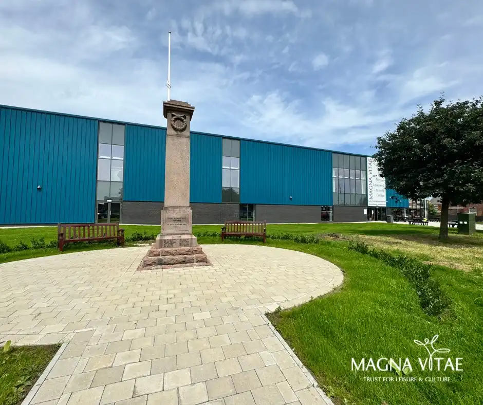 Outside a leisure centre