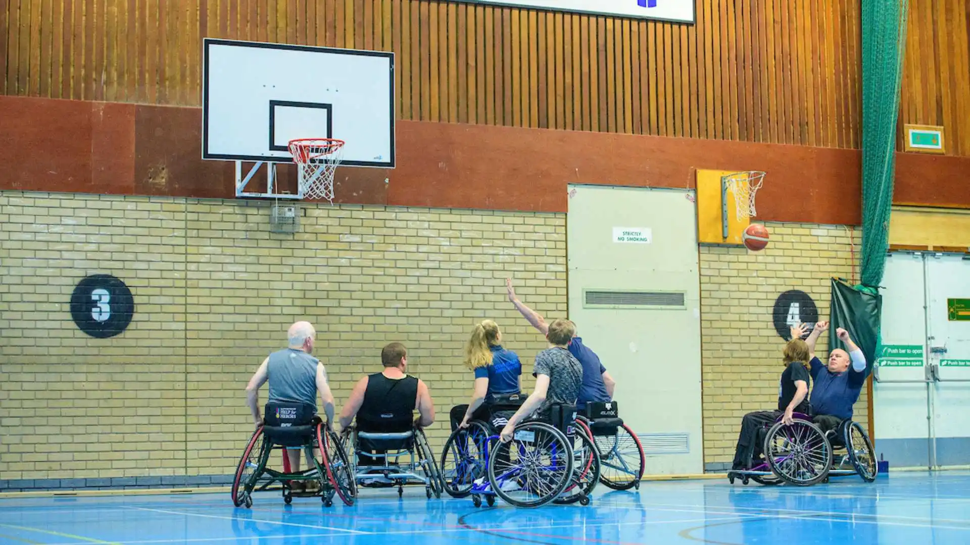 Wheelchair Basketball Shot